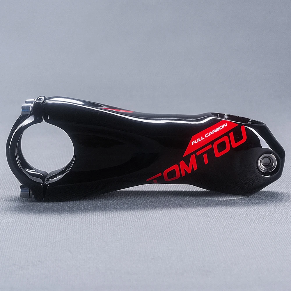 Potence Vélo Route/VTT 28,6 Mm - 6° - Alliage/Carbone - 70-130 Mm - Noire - Neuve