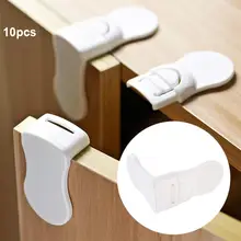 

10Pcs Baby Proof Anti Pinch Cabinet Fridge Door Right Angle Safety Locks