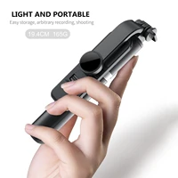FANGTUOSI 2021 nowy bezprzewodowy selfie stick statyw Bluetooth składany Monopod z oświetleniem Led zdalna migawka dla iphone hurtownia 3