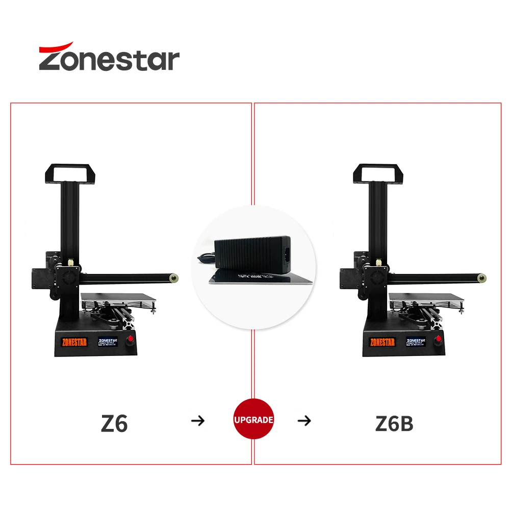 ZONESTAR Z6 обновления Комплект 3D принтеры 150x150 мм очаг украшенное мозаикой из