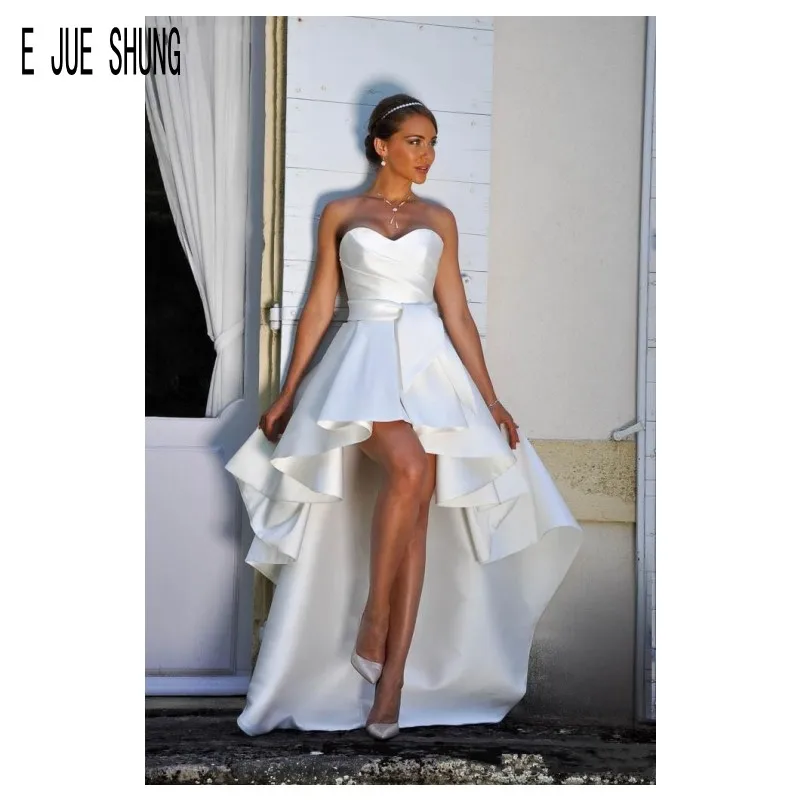 sexy high low wedding dress