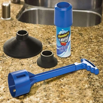 

High Pressure Powerful Manual Sink Plunger Cleaner Air Power Drain Blaster Pump For Bath Toilets Bathroom Kitchen PLUMBER HERO