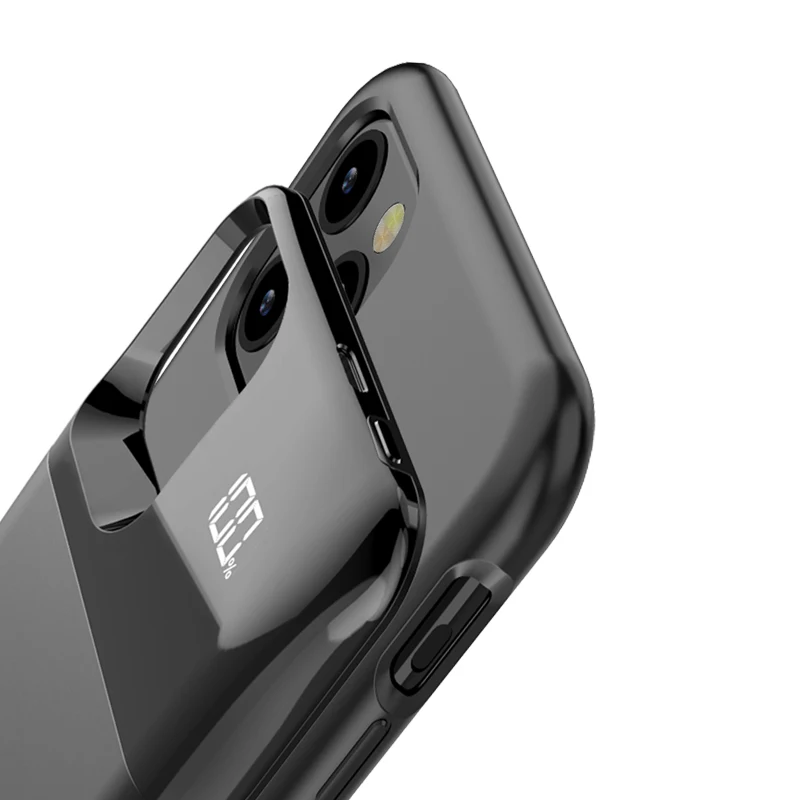 Магнитный чехол для iPhone 11 Pro Max, 5000 мА/ч, беспроводной зарядный внешний аккумулятор для iPhone X XS Max XR, чехол для зарядного устройства