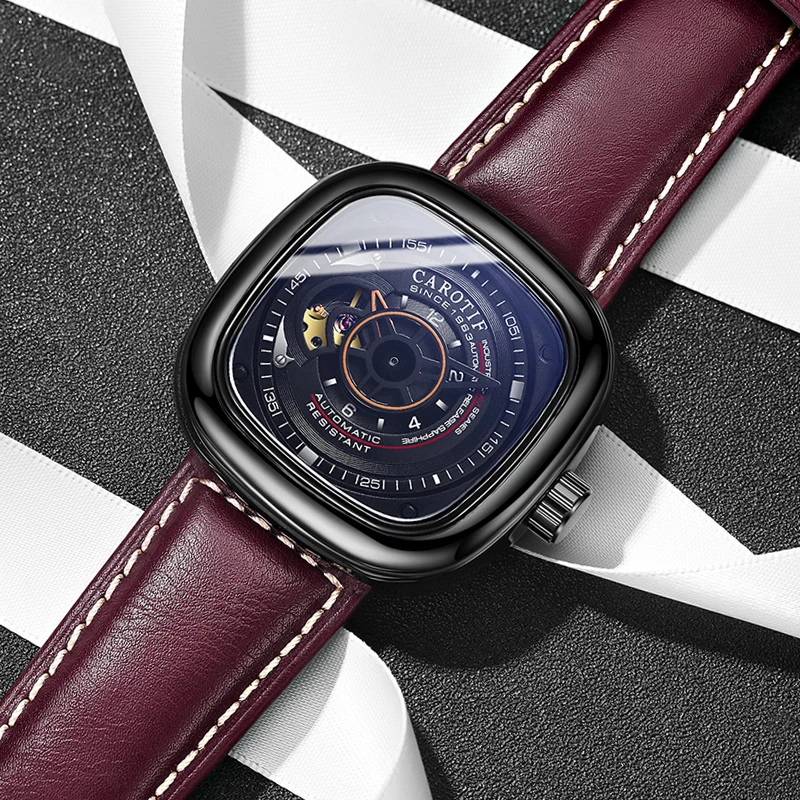Высокое качество роскошные полностью стальные мужские часы Montre автоматические механические наручные часы для мужчин Reloj Hombre деловые часы для мужчин - Цвет: 9