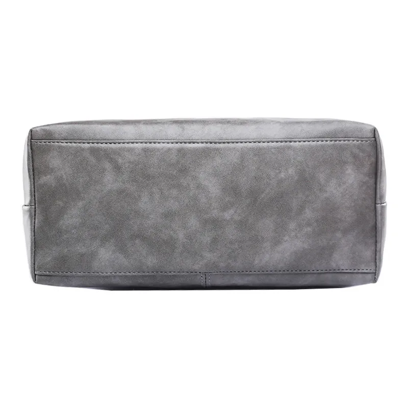 bag 2019 fashion women leather handbag brief shoulder bags gray /black large capacity luxury handbags tote bags design