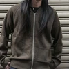 Bronson WW2 USAAF C-2 Flying Sweater Men Full-Zip Woolen Knited Raglan Cardigan 5
