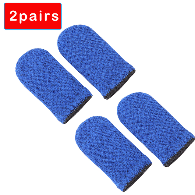 Game Controller Finger Cover Proof Non-Scratch Sensitive Touch Screen Gaming Finger Thumb Sleeve Gloves for PUBG game
