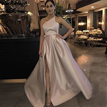 

Strapless Long Evening Dresses Sexy Matte Elegant A Line Prom Dresses Formal Party Gowns Robe De Soiree