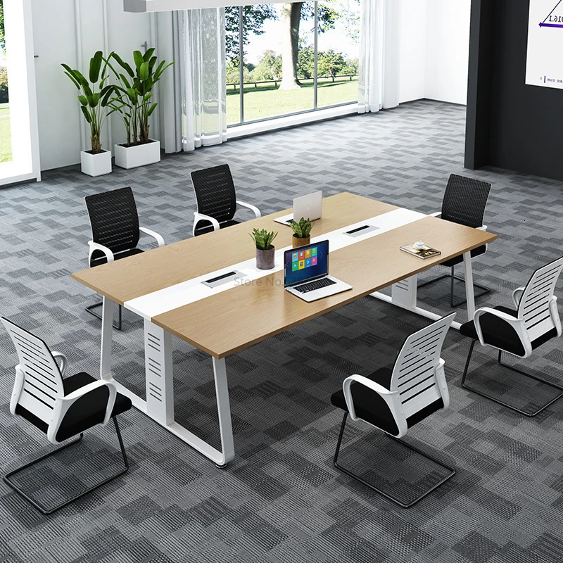 

Large and small conference table, long table, reception, negotiation table, chair combination, long table, work table, office