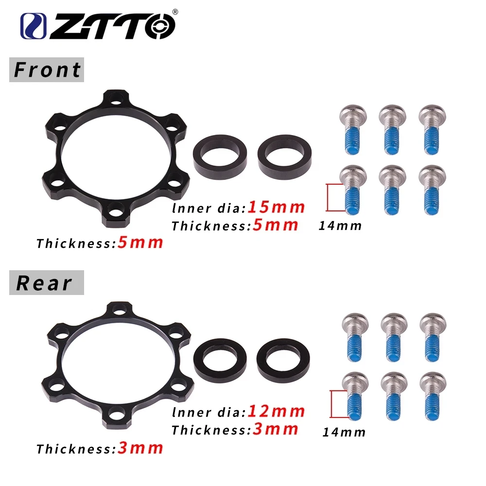 Адаптер для велосипеда 12x142 148 15x100 110 mtb Hub Spacer шайба 6 болтов Стандартный через мост