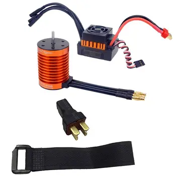 

1 set F540 4370KV Brushless Motor with 60A ESC Set & 1pcs Dual Battery Connector T-Shaped Adapter with Fixing Strap