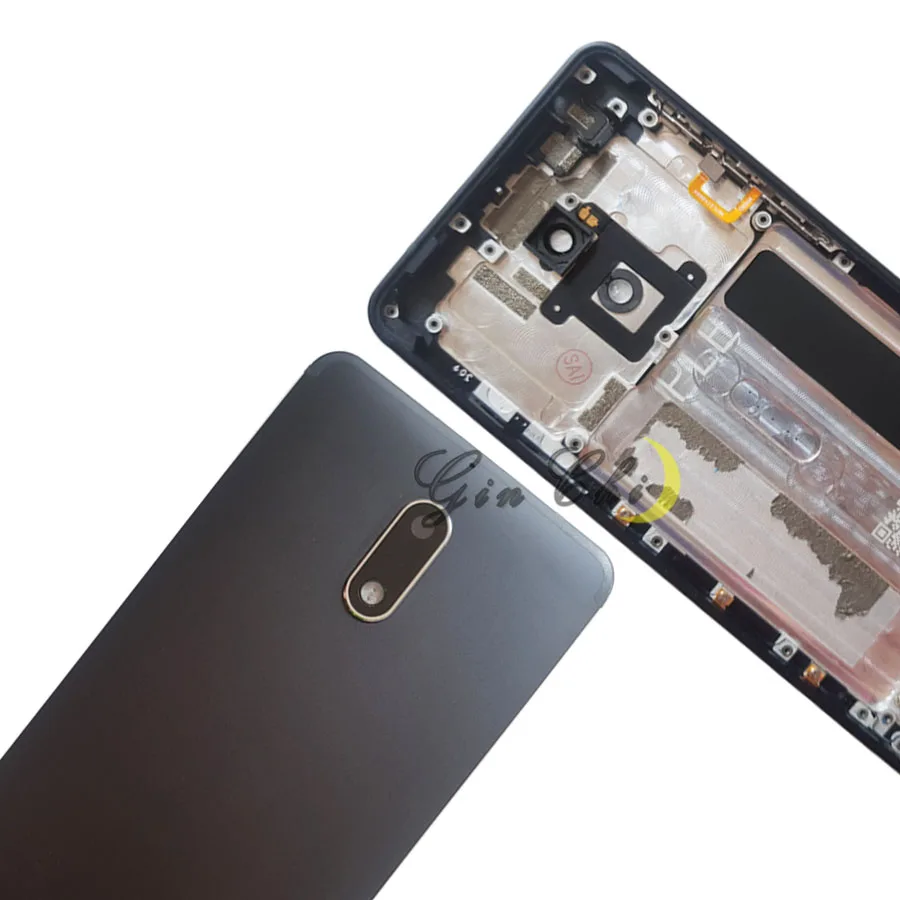 Оригинальный чехол для Nokia 6 крышка аккумулятора задняя запасные части TA 1021 1033 1025