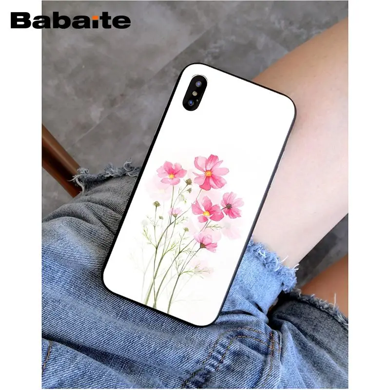 Watercolor flower Dandelion Lotus Lavender