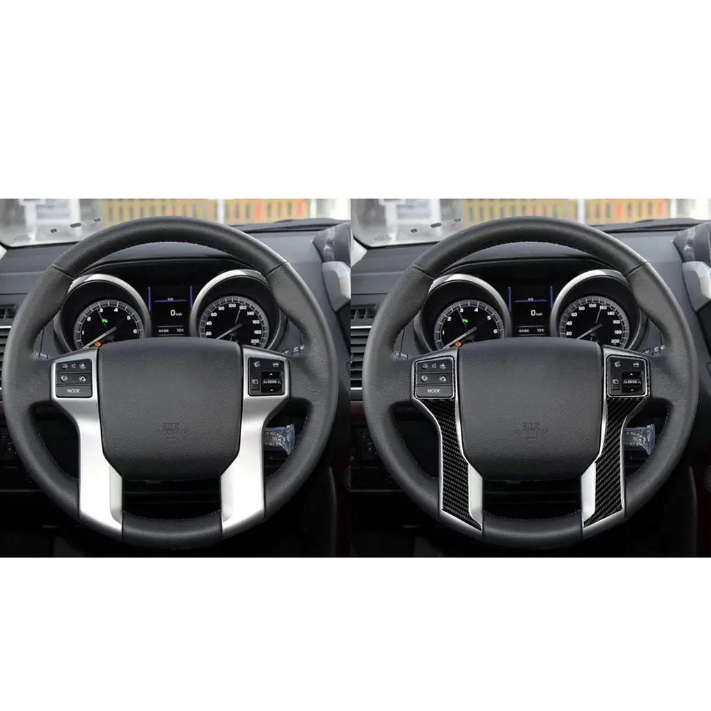 Замена для Land Cruiser Prado 2010- панель из углеродного волокна Защитная Наклейка Декор зеркало заднего вида и 2 шт