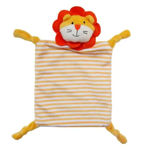 Lion Детское успокаивающее полотенце медведь утешительная игрушка ребенок новорожденный мягкий плюш успокаивающий успокаивающее Кукольное полотенце спящие игрушки детские игрушки для 0-12 месяцев - Цвет: Lion