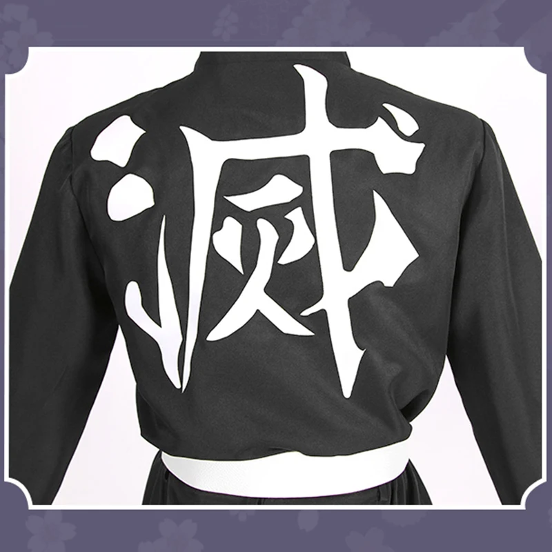 Аниме Comic Demon Slayer Kimetsu No Yaiba костюмы для косплея Kamado Tanjirou Kochou Shinobu Kanroji Mitsuri черная