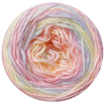 

100g/roll 2020 New Dream Hand-dyed Thread Mohair Freesia Scarf Scarf Sweater Soft Wool Home Standing