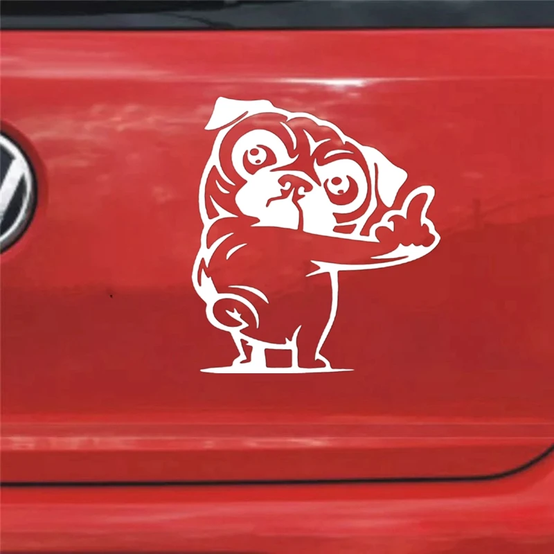 Pug Sticker Pug decal Funny pug decal Pug bumper sticker Car -  Portugal