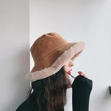 Зимний искусственный кашемир женская панама шапки из искусственного меха утепленные снежные шапки регулируемые