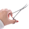 Hemostatic Clamp Forceps Straight & Curved Tweezers Medical Surgical Serrated ► Photo 1/6