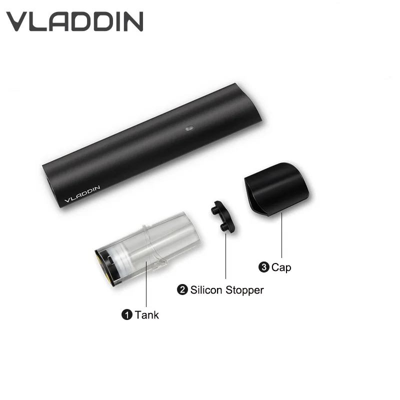 VLADDIN RE полный комплект Pod Системы испаритель 12 Вт Мощность 1 5 мл картридж 350 мАч Vape