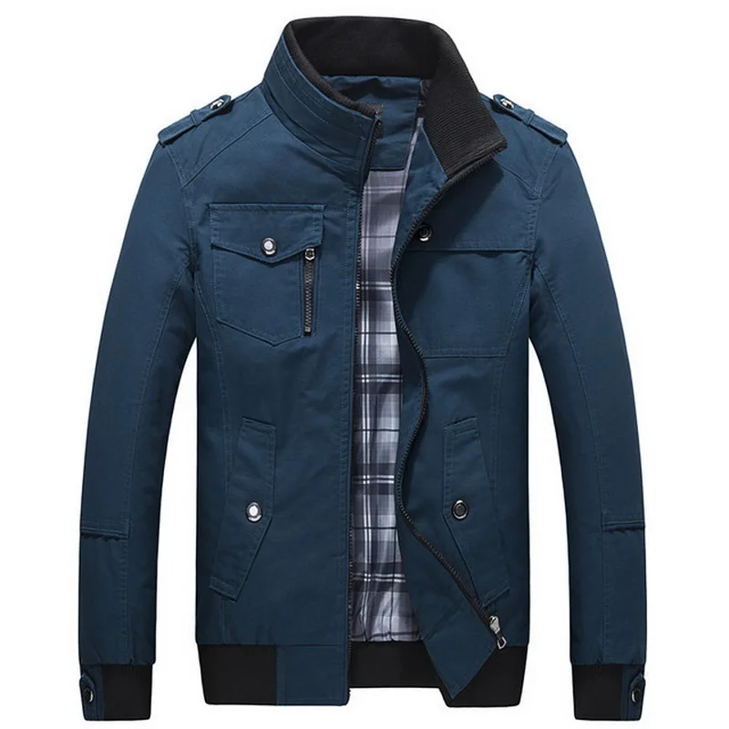 Осень весна куртка одежда для мужчин повседневная среднего возраста удобная для мужчин верхняя одежда плюс размер M-5XL