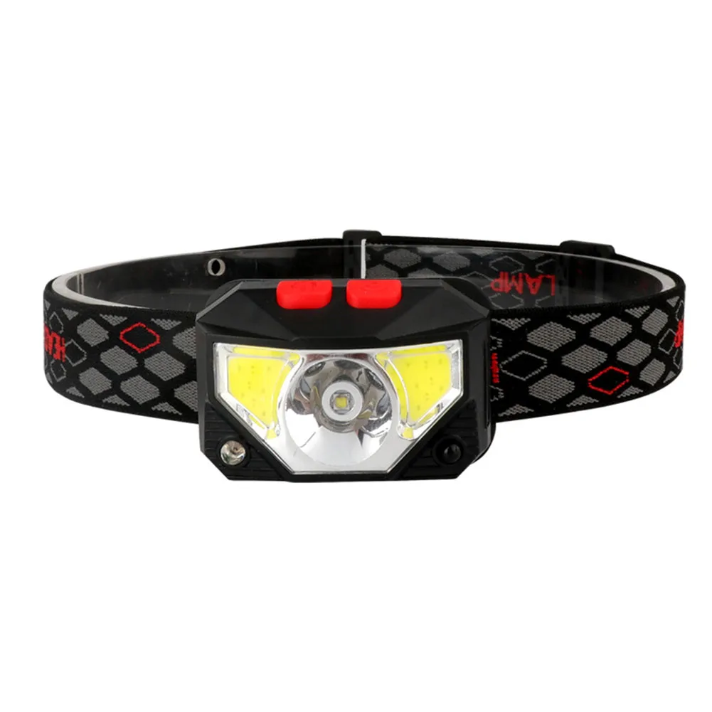 

Cycling Headlight Led Night Fishing Outdoor Waterproof Camping ABS COB USB Adjustable Mini Body Motion Sensor