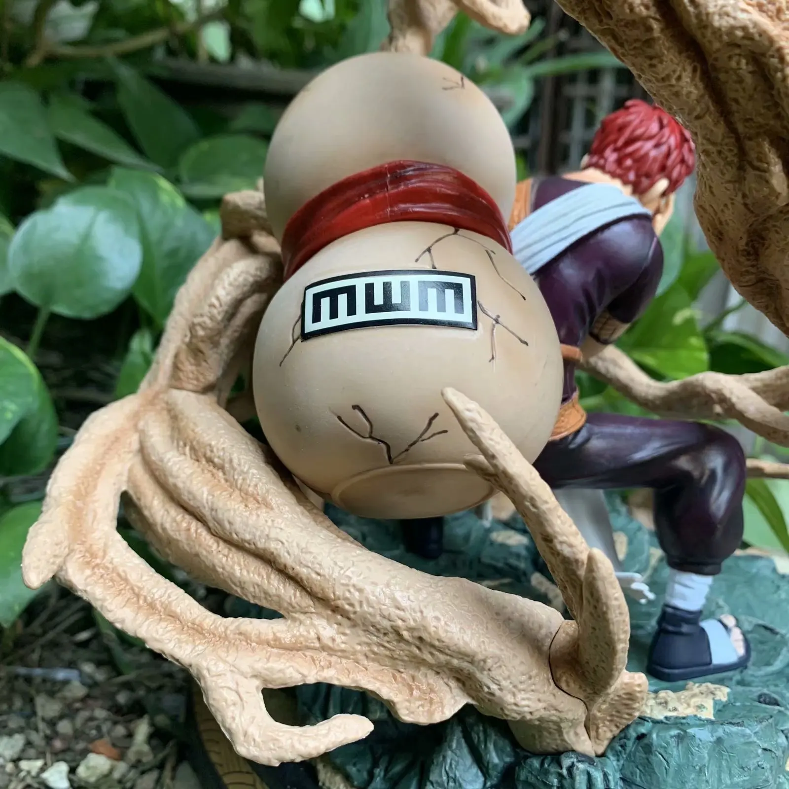 Аниме Фигурка Наруто фигурка Модель ПВХ GK повязка на голову Sabaku no Gaara SHUKAKU однохвостый коллекционные игрушки