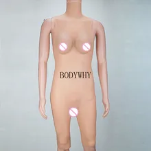 Силиконовые цельные обтягивающие полуштаны, CD транссексуал, tv Drag queen, бюстгальтер без бретелек, нижнее белье размера плюс, бюстгальтер