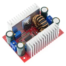 Dc 400w 15a step-up conversor de impulso fonte de alimentação de corrente constante led driver 8.5-50v a 10-60v tensão carregador step up módulo