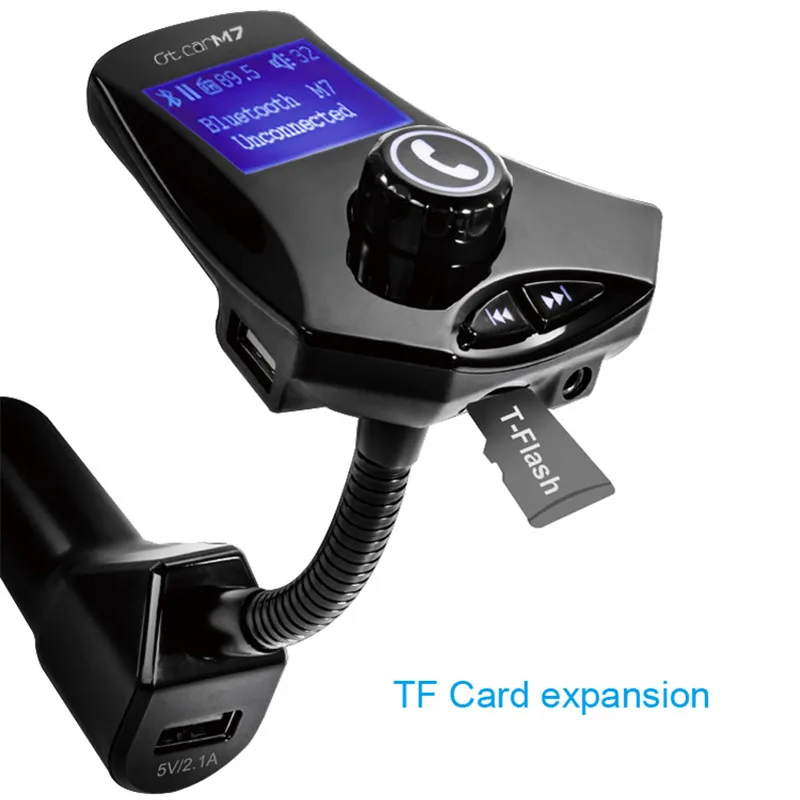 Новый автомобильный беспроводной Bluetooth передатчик гарнитура для смартфона