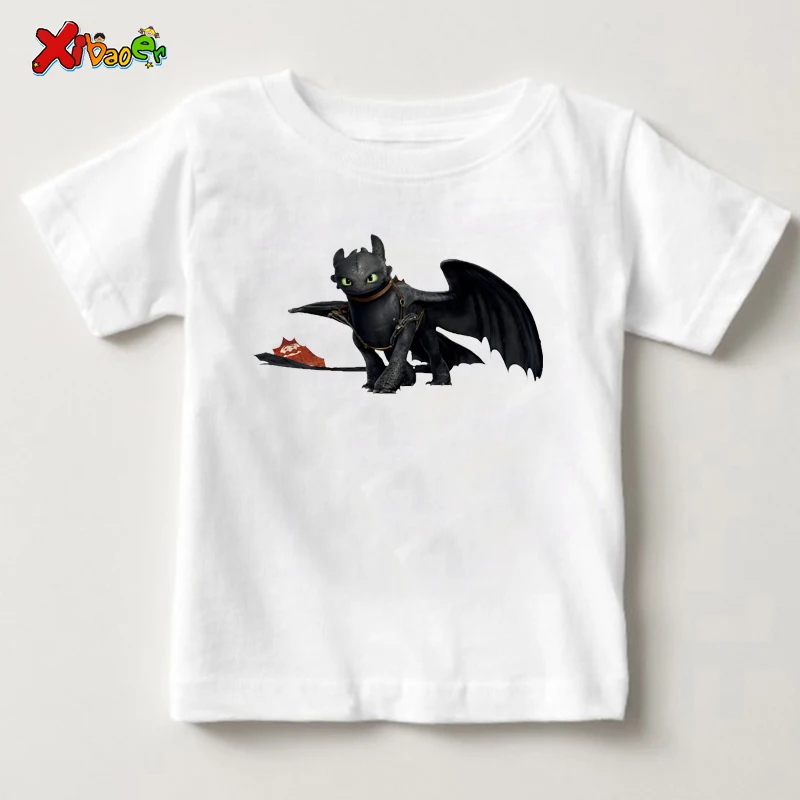 

2019 Pocket Toothless T-shirt Men Cute Tops How To Train Your Dragon Cartoon Tees Summer White Clothes Cotton Tshirt