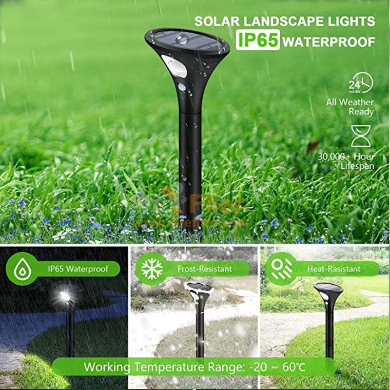 solar spike light waterproof ip65