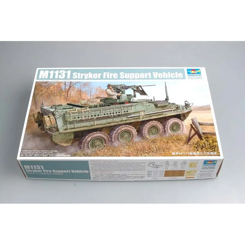 Trumpeter 00398 1/35 модель в масштабе FSV армии США M1131 Stryker | Игрушки и хобби