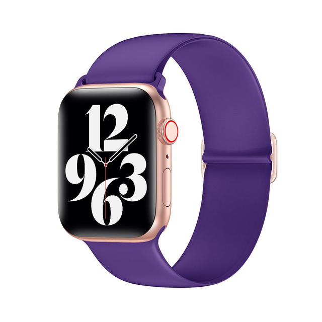Loop Strap For Apple Watch Band 41mm 45mm 40mm 44mm 42mm 38mm adjustable Elastic Sport Bracelet iwatch Band 7 SE 6 5 4 3 2