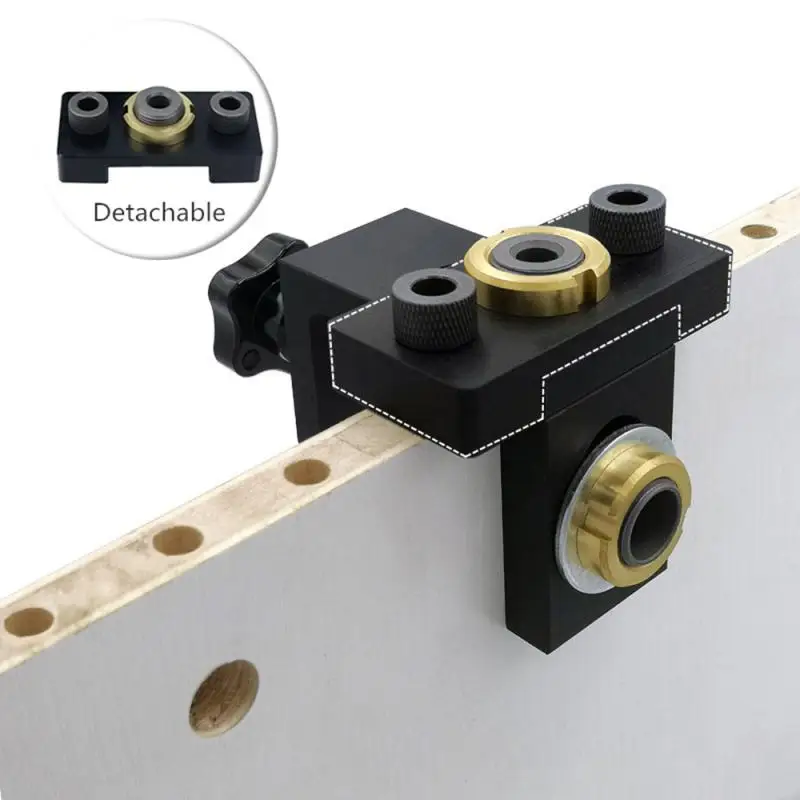 

Woodworking Punch Locator Round Dowel Woodworking Tool Set Furniture Punch Woodworking Positioning Hole Open Tool Set