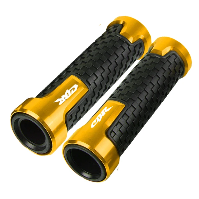 For Honda CBR 600 400 900 650 150 125 300 500 929 954 1000 250 R/RR/F/XX Motorcycle 22mm Handle grips handlebar grip ends Plug gold