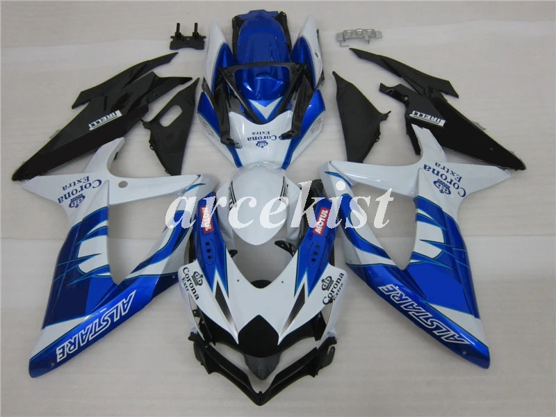 ABS обтекатель комплект подходит для SUZUKI GSX-R600 GSX-R750 08 09 10 600 750 K8 GSXR 600 750 2008 2009 2010 пользовательские Corona
