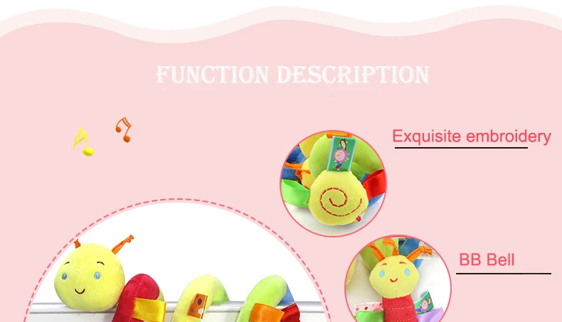 Детская коляска для новорожденных, игрушки, милая кровать, висящая улитка, Развивающая погремушка, модель, игрушки для малышей, развивающие игрушки