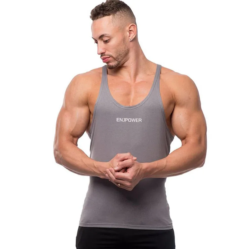 Ropa Hombre Sleeveless Shirts Tank Top Men Fitness Shirt Mens Singlet Bodybuilding Workout Gyms Vest Clothing