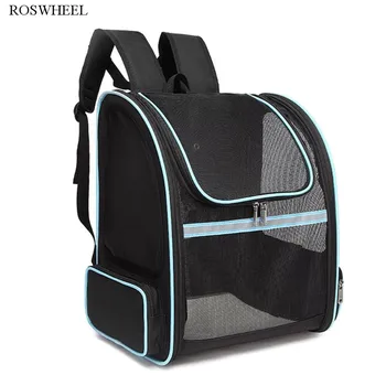 

Outdoor Pet Dog Cat Carrier Backpack Mesh Ventilation Bag Pouch with Breathable Windows for Travel Hiking Walking
