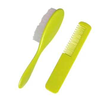 

Newborn Baby Natural Wool Baby Wooden Brush Comb Newborn Hair Brush Infant Head Massager Portable Baby Comb Hair Bath Brush Comb