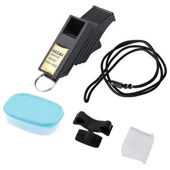 

Referee Whistle On For Football Volleyball Team Sports Match Coach Whistle Survival Equipment With Finger Clip High Decibel