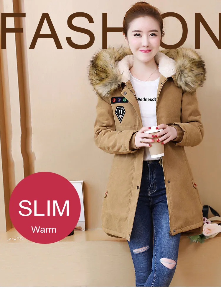 Korobov меховые пальто женские с длинным рукавом с капюшоном Harajuku женские шерстяные куртки корейские карманы на молнии Chaqueta Mujer 79014 - Цвет: Хаки