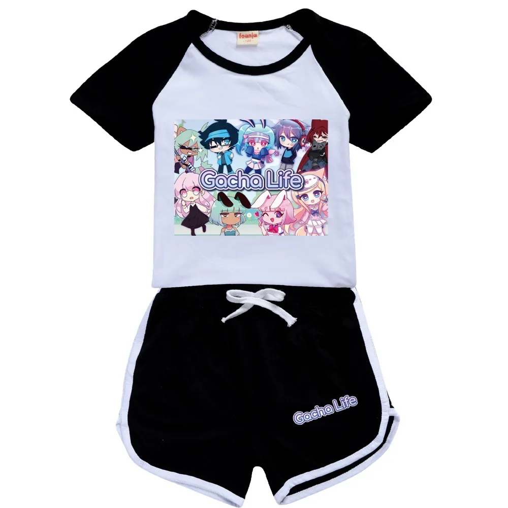 T-shirt Gacha Life Klau Vintage, roupa Kawaii, roupa de secagem rápida  masculina, nova - AliExpress