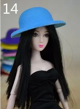 15 видов стилей кукла шляпа головные уборы аксессуары для 1/6 куклы Barbie Kurhn подарок новинка Игрушки для девочек - Цвет: 13