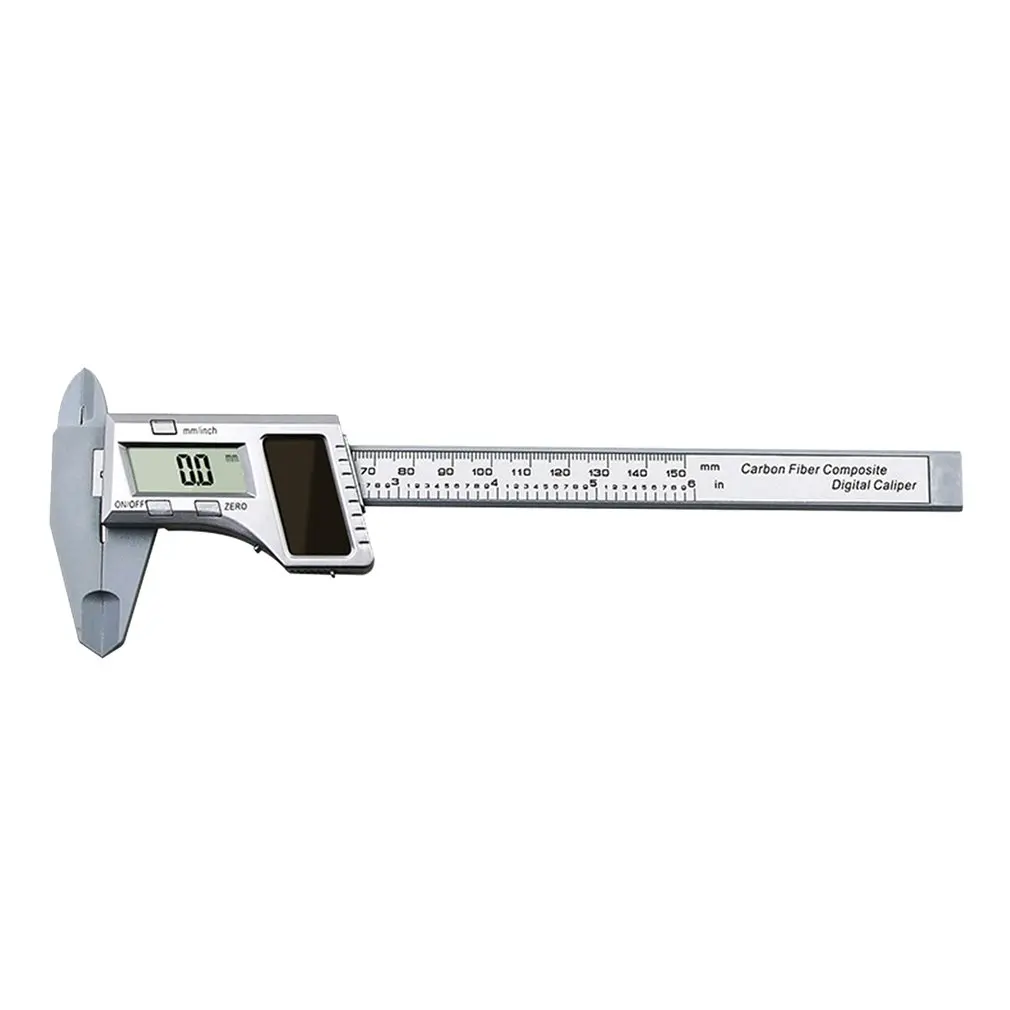 

0-150MM Solar Power Electronic Precision Digital Vernier Calipers Ruler Pachymeter Micrometer Measuring Tools Gauge