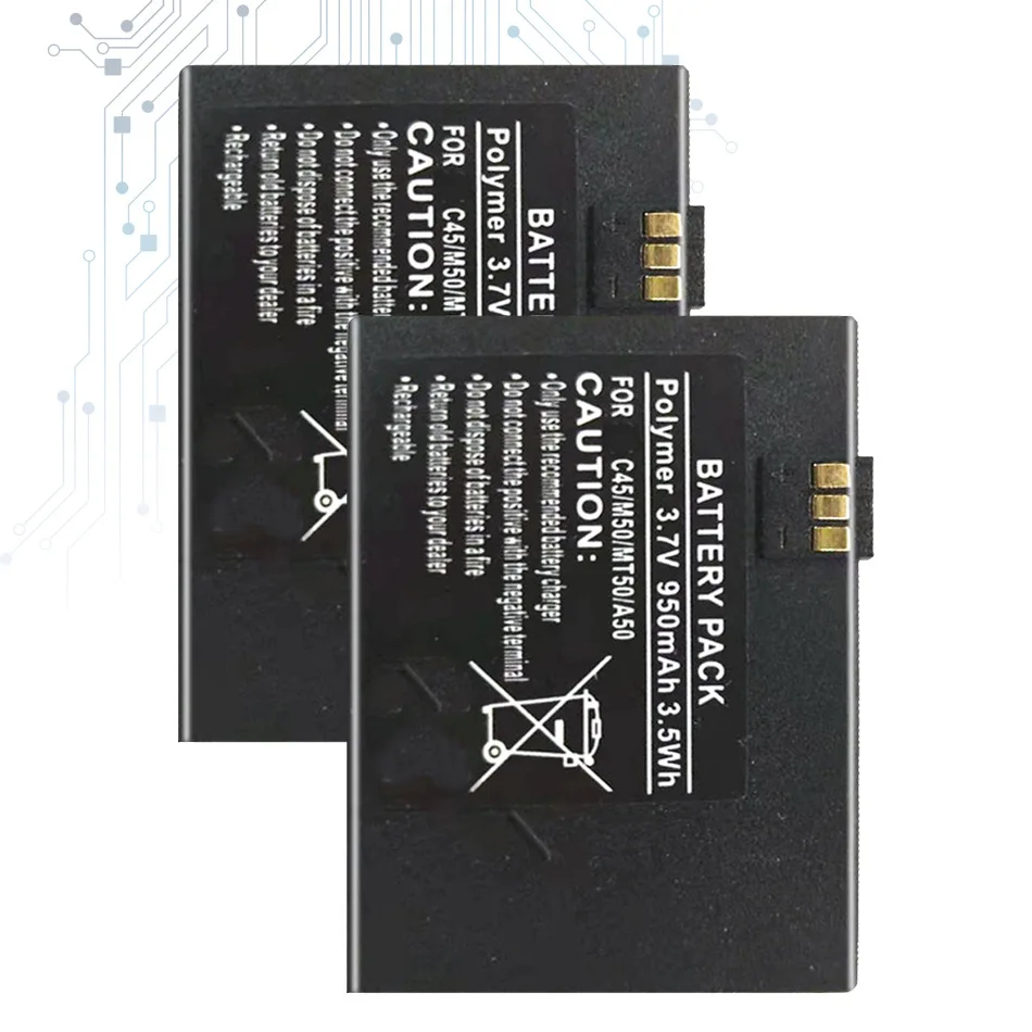 Batteria 950Mah Per Siemens 1168 2118 3118 C45 M50 Mt50 A50