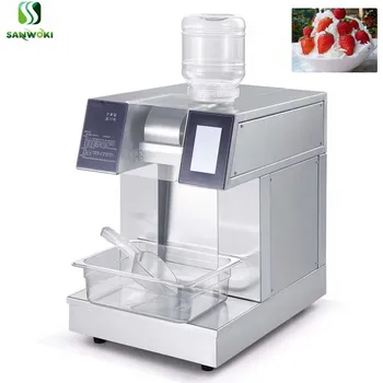 

Snowflake ice machine Snow cone maker Ice Crusher Commercial stainless steel Water-cooled Crushed ice machine Snow Ice Machine