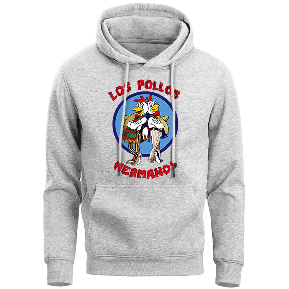 Мужские толстовки с капюшоном Breaking Bad Los Pollos Hermanos брендовая толстовка и принтом
